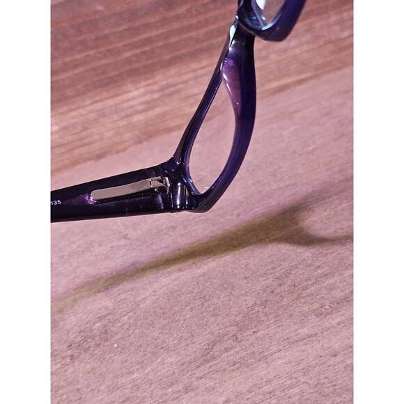 Chanel 3129-H-B Eyeglasses Frames Purple Rhinestone Logo 53-16-135 Made in Italy - Picture 11 of 11